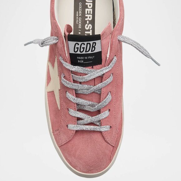 Golden Goose Super-Star Mixed Leather Low-Top Sneakers - Size IT 39 / 9 - Picture 4 of 17